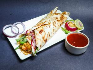 Soya Keema Wrap