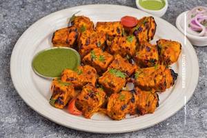 Soya chaap achaari tikka