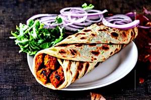 Chaap Tikka Roll