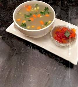 Lemon corriander soup