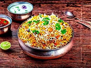 Paneer tikka biryani                                                                              