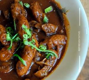 Chilli Mushroom [Gravy]