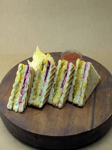 Veg Club Sandwich