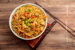 Chicken schezwan noodles