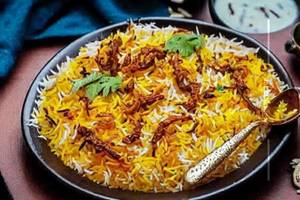 Malai Soya Chaap Biryani 