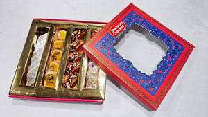 4 Line (medium) Mawa Sweets Assorted Gift Box