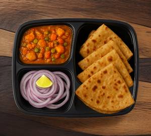 Mix Vegetable with 2 Paratha