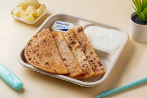 Paratha of Your Choice with Curd & Butter Lunchbox