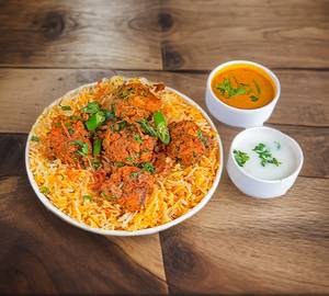 Chicken Fry Piece Biryani Single