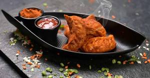 Soya Fried Peri Peri Momos (8Pcs)