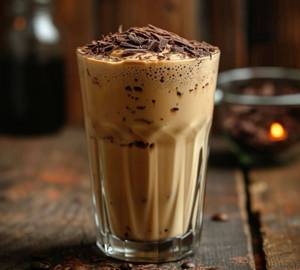 Classic Cold Coffee With Top Layer Ice Cream