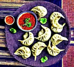 Chicken momos