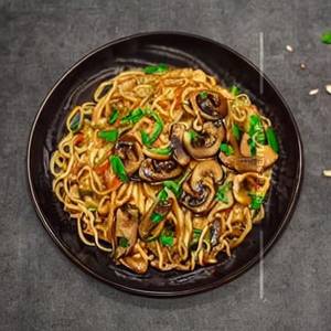 Hot Garlic Noodle & Rice Mixed - Mushroom