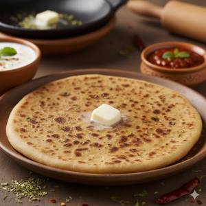 Paneer Aloo Paratha