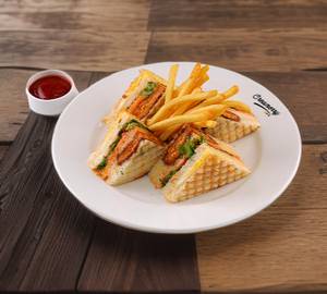 Steak chicken club