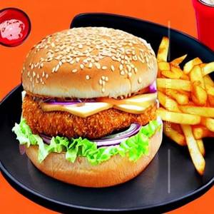 Gen B Chicken Burger Fish French Fries