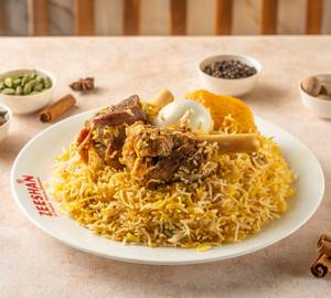 Mutton Nalli Biryani [2 Pieces, 2 Eggs, Serves 2]