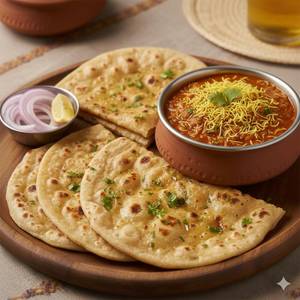 Sev Tamatar + 3 Roti                              
