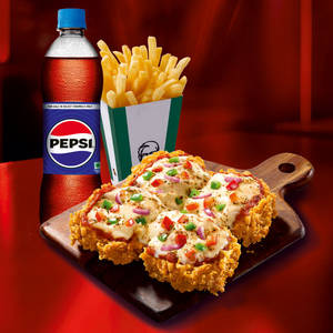 Chicken Chizza & Fries Combo