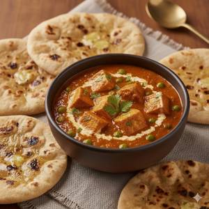 Shahi Paneer with 4 butter roti 