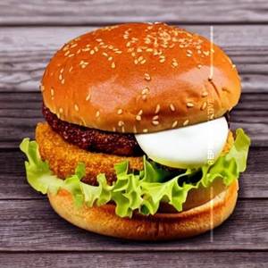 Plain burger