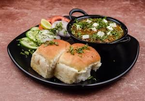 Oil Pav Bhaji [2 Pav]
