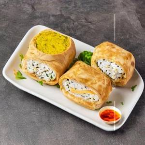 Double Chicken Korma Roll