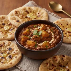Aloo Rajma with 4 Tava roti