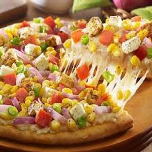 Veggie Paneer And Corn Pizza 7" 