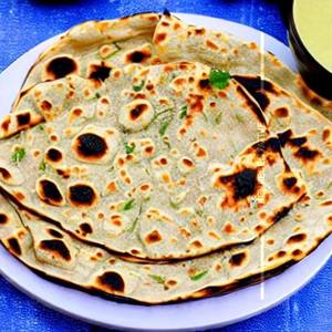 Tandoori Pyaz Lahsun Paratha