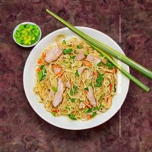 Chicken & Egg Noodle Rice Mixed