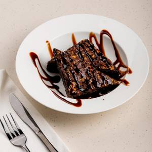 Brownie With Hot Chocolate