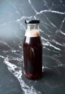 Blueberry Iced Tea With Tapioca Pearl