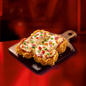 Chizza (Pizza with a KFC Twist