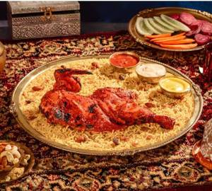 Grilled Chicken Mandi Biryani