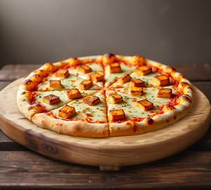 Tandoori paneer pizza