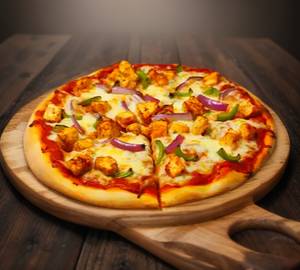 Butter paneer pizza