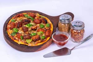 Mushroom Tikka Pizza