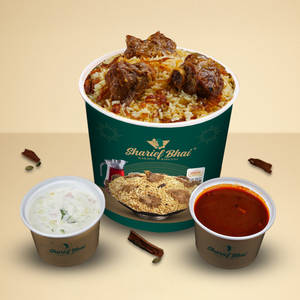 Mini Mutton Bucket Biryani (Serves 3)