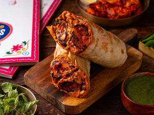Vegan Chaap Tikka Roll