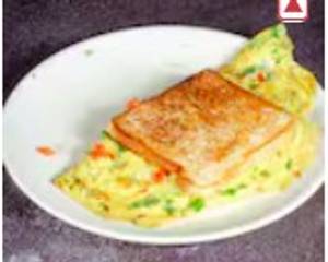 Double omelette pav