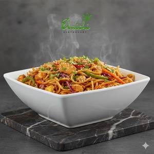 Egg chicken noodles