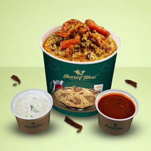 Mini Veg Bucket Biryani (Serves 3)