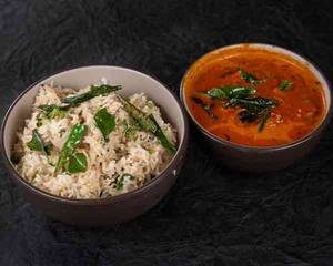 Goan Fish Curry, Coconut Rice