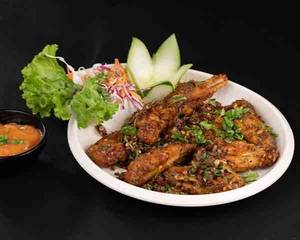 Karimnagar Fried Chicken Wings, Bbq Mayo