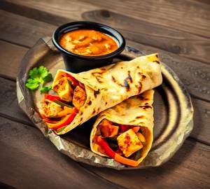 Tandoori paneer wrap