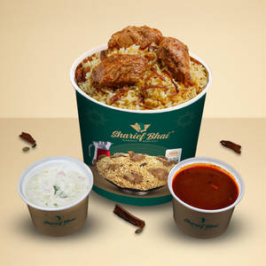 Mini Chicken Bucket Biryani (Serves 3)