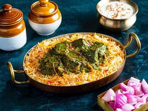 Haryali Chaap Biryani