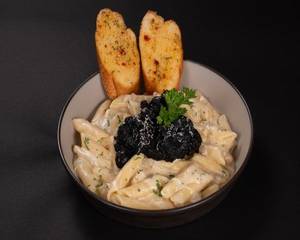 Penne Alfredo, Charcoal Malai Chicken