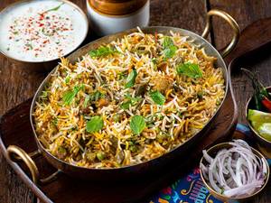 Vegan Hyderabadi Biryani